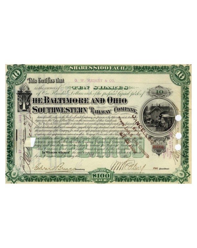 The Baltimore and Ohio Southwestern Railway Co.