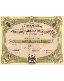 Omnium Général des Mines de Barytes Françaises