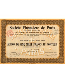 Sté Financière de Paris 