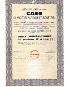CASE - Sté Française de Matériel Agricole et Industriel