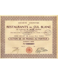 S.A. des Restaurants du Cul Blanc