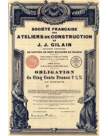 Sté Française des Ateliers de Construction de J.J. Gilain