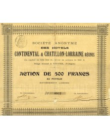 S.A. des Hôtels Continental & Chatillon-Lorraine Réunis