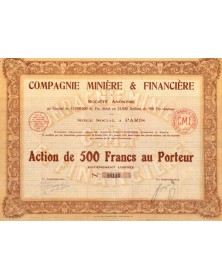 Cie Minière & Financière