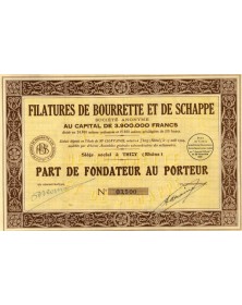 Filatures de Bourrette et de Schappe