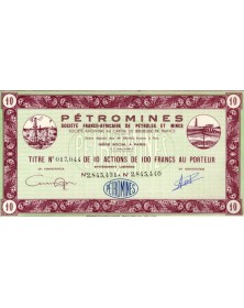 PETROMINES Sté Franco-Africaine de Pétroles et Mines