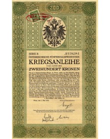 Kriegsanleihe, Emprunt de Guerre Autrichien 5,5% 1915