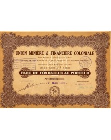 Union Minière & Financière Coloniale