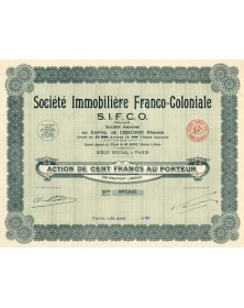 Sté Immobilière Franco-Coloniale S.I.F.C.O.