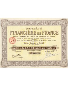Sté Financière de France