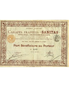 S.A. dite Carafes Frappées -Sanitas-""