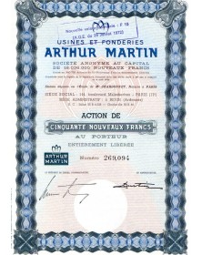 Usines et Fonderies Arthur Martin