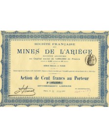 Sté Française des Mines de l'Ariège