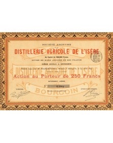 S.A. de la Distillerie Agricole de l'Isère