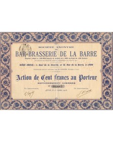 S.A. du Bar-Brasserie de La Barre