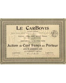 Le Carbovis Société Anonyme