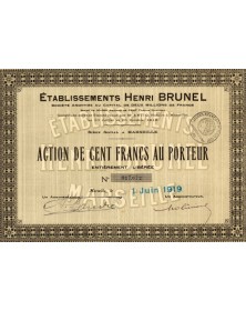 Etablissements Henri Brunel (Chimie)