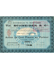Automobiles Th. Schneider, Th. Schneider & Cie