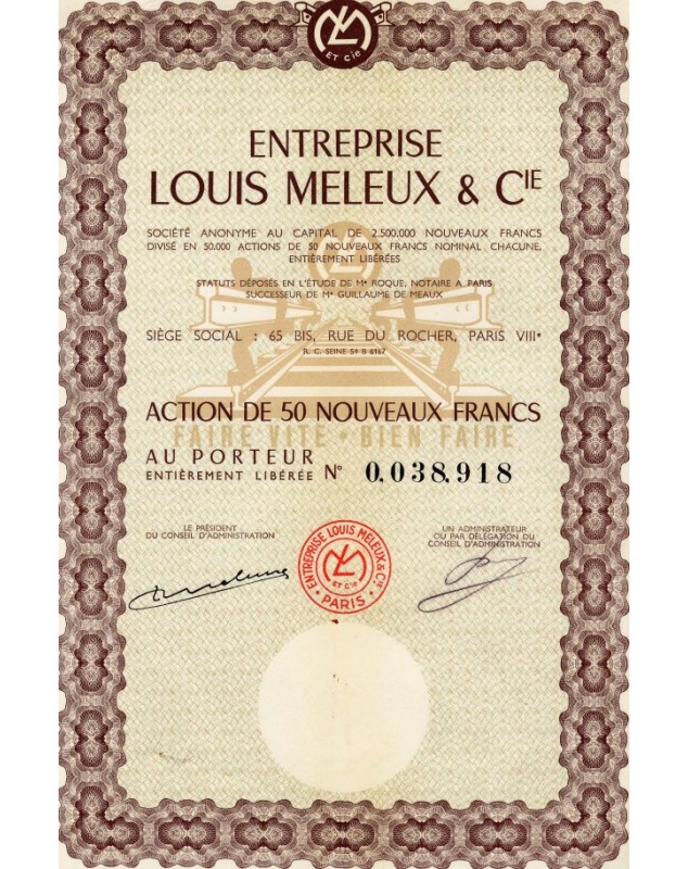 Entreprise Louis Meleux & Cie