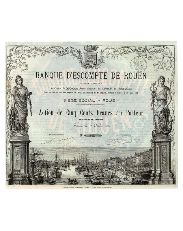Banque d'Escompte de Rouen Normandy/Seine-Maritime 76