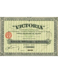 Victoria, S.A. for the Exploitation and Trade & Transportation of Petroleum