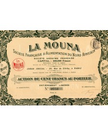 -La Mouna-" Sté Française d'Alimentation du Nord Africain"