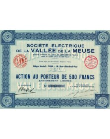 Sté Electrique de la Vallée de la Meuse