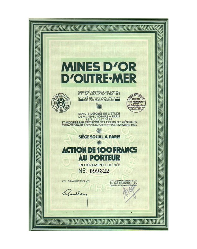 Mines d'Or d'Outre-Mer