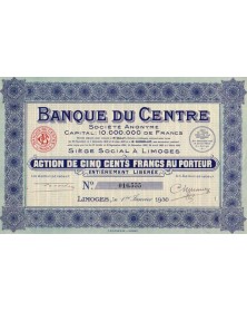 Banque du Centre