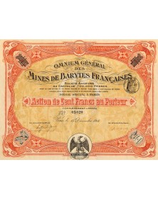 Omnium Général des Mines de Barytes Françaises