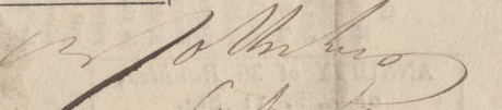 signature de Nathan de Rothschild