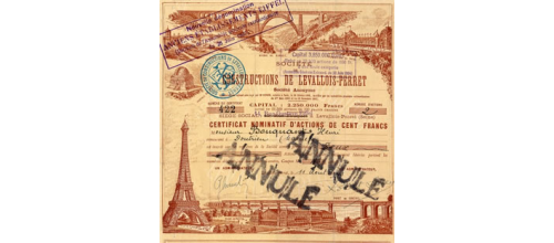 La société de Constructions de Levallois-Perret de Gustave Eiffel